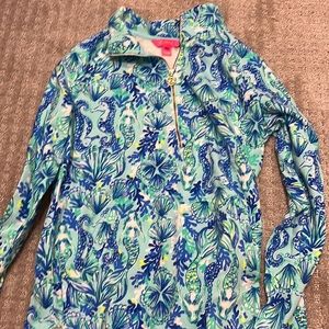 lilly pulitzer quarter zip